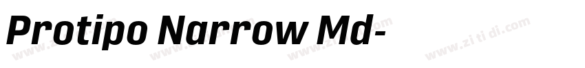 Protipo Narrow Md字体转换 Protipo Narrow Md字体转换